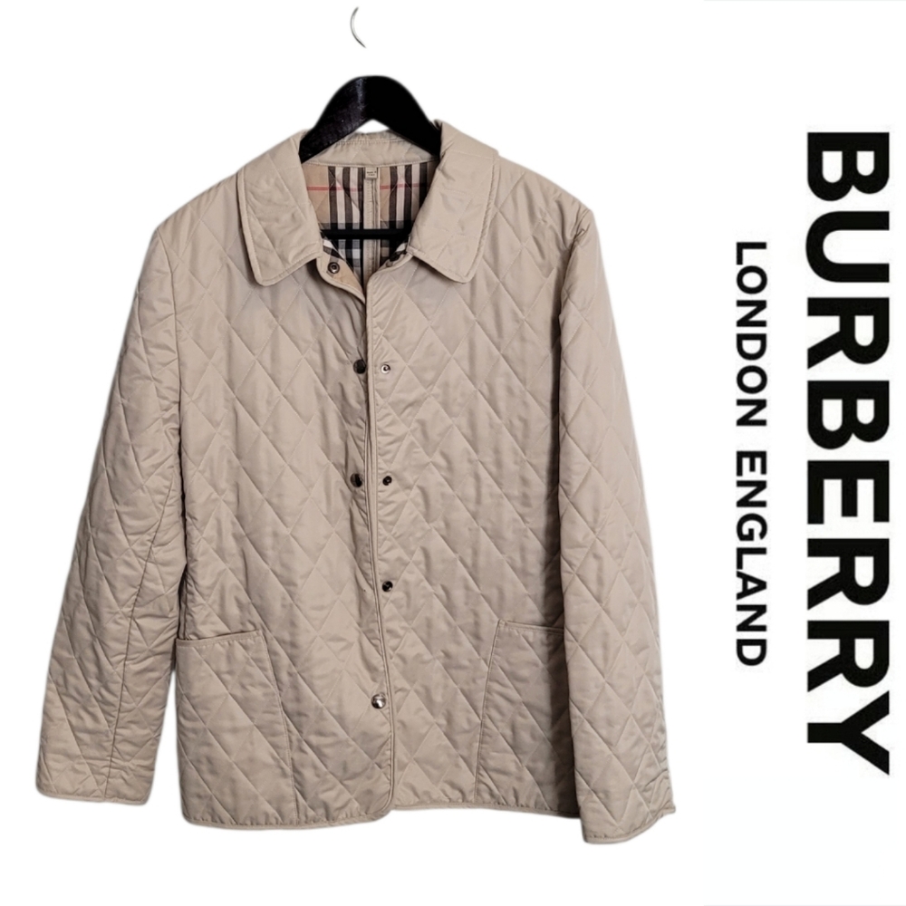 Burberry Nova Check Lined Quilted Jacket *Flaw*